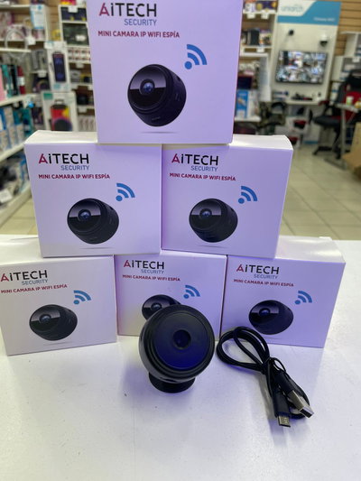 Mini Cámara Espía Aitech Ip Inalámbrica Wifi 1080p Hd