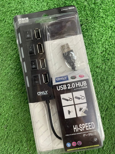 HUB USB 4 PUERTOS CON CORTE 