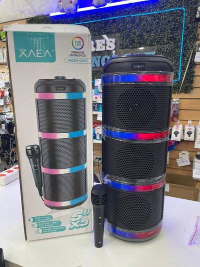 PARLANTE TORRE 5"X3 C/MICROFONO MODX-003T XAEA