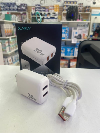 CARGADOR 220V IPHONE 30w MODO A015 XAEA 