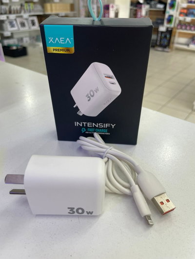 CARGADOR 220V IPHONE 30w MODO A015 XAEA 