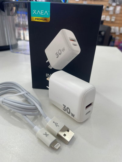 CARGADOR 220V IPHONE 30w MODO A015 XAEA 