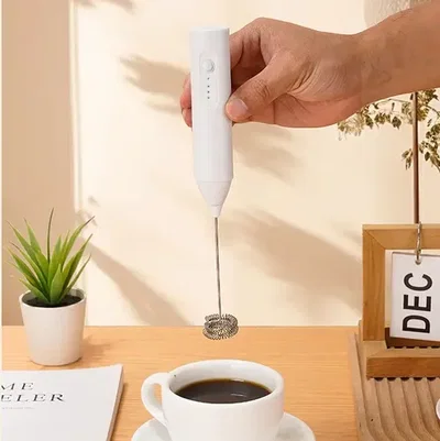 Batidor Espumador Mezclador Café Leche Inalámbrico Usb