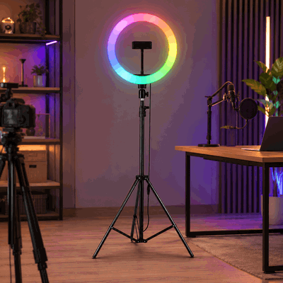 ARO DE LED 10" 26CM CON TRIPODE 2,10M