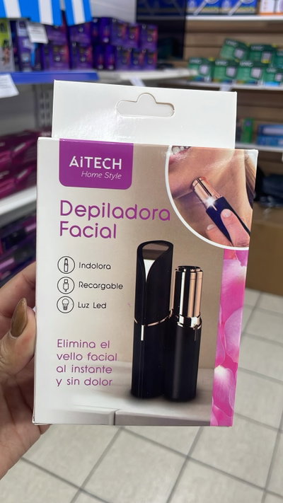 DEPILADORA FACIAL RECARGABLE AIT
