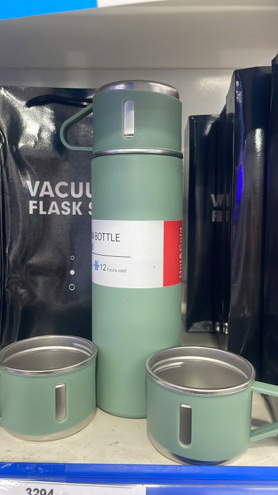 TERMO ACERO INOX 500ML C/ TAZA