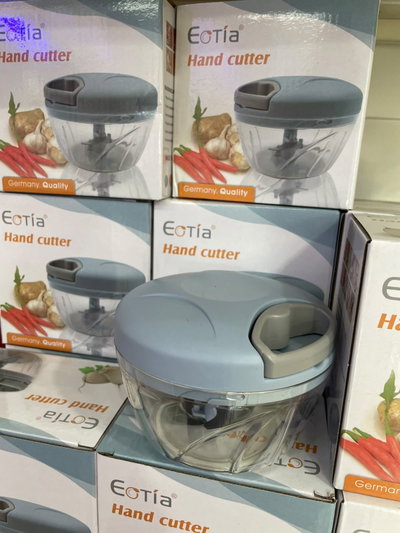 Picador Manual Compacto Triturador Y Cortador De Verduras Con Base Antideslizante 400Ml
