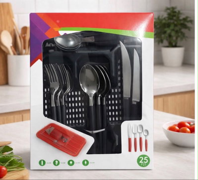 SET DE CUBIERTOS 25PCS