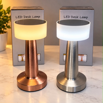 LAMPARA VELADOR LED RECARGABLE DIMMER USB TAC