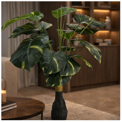 PLANTA ARTIFICIAL 24 HOJAS 90CM PATA DE ELEFANTE DEPO146
