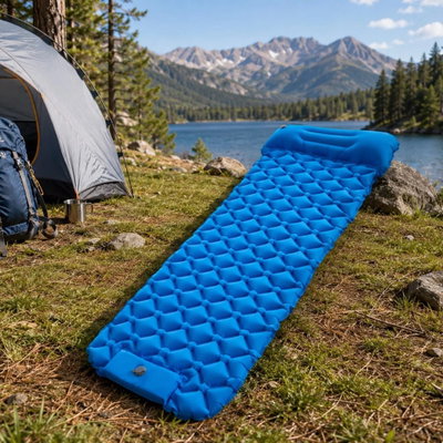 COLCHON INFLABLE PARA CAMPING SINGLE