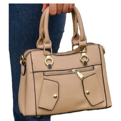 DEPO120 CARTERA DE MUJER 3 CIERRES, 4 COMPART.BEIGE