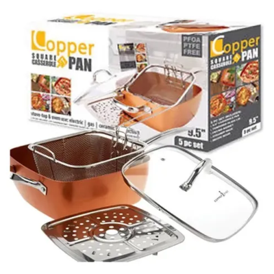 DEPO124 SARTEN ANTIADHERENTE COPPER PAN