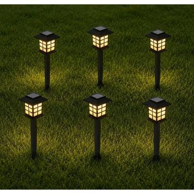 DEPO132 SET DE 6 ESTACAS SOLARES JARDIN CALIDA