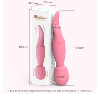 DEPO75 CONSOLADOR VIBRADOR LENGUA 10 FUNCIONES 