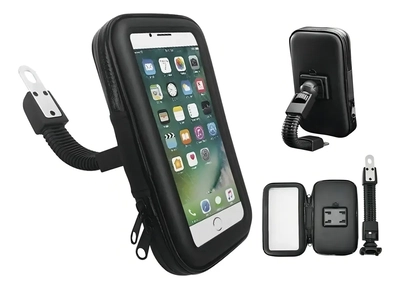 Portacelular Funda Proteccion Moto Soporte Para Espejo