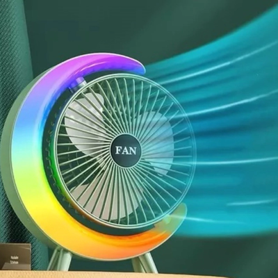 VELADOR VENTILADOR G PORTATIL RGB GIRATORIO