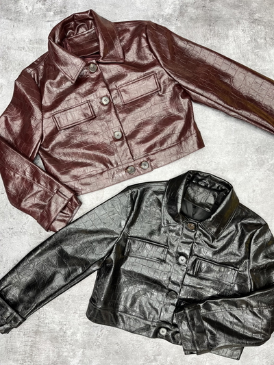 Campera croc ecocuero