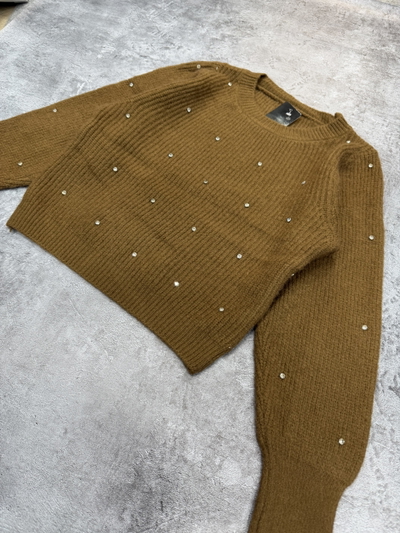 Sweater apliques brillos