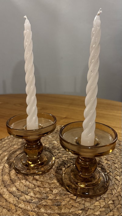 Candelabros con plato