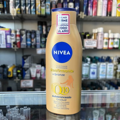 Crema Reafirmante+bronze Q10 Nivea x400ml