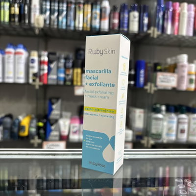 Mascarilla facial + exfoliante Ruby