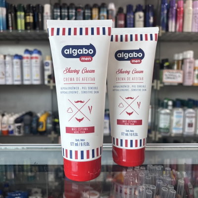 Crema de afeitar Algabo men x177ml