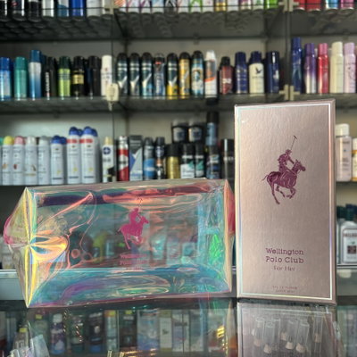 Perfume Polo Wellington rosa + neceser