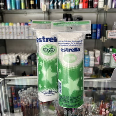 Discos desmaquillantes Estrella x80u