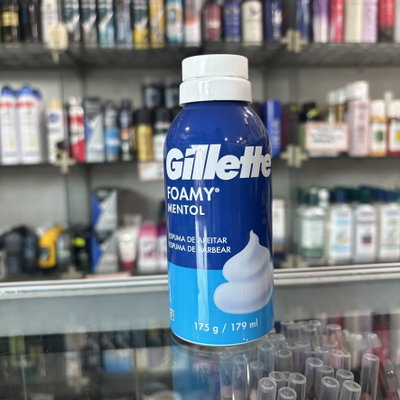 Espuma de afeitar foamy mentol Gillette x179ml