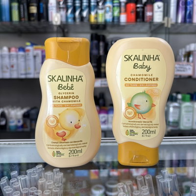 Shampoo / Acondicionador Johnsons Skalinha bebe x200ml
