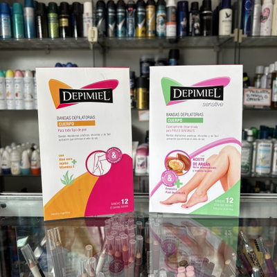 Bandas depilatorias rostro Depimiel x12u