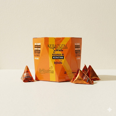 Triángulo mascarilla Keratina Bellissima x20gr