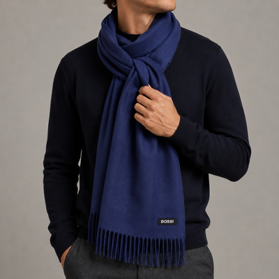 Bufanda para hombre lisa Bossi