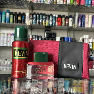 Set EDT Kevin 60 ml + Desodorante x 150 ml + botinero