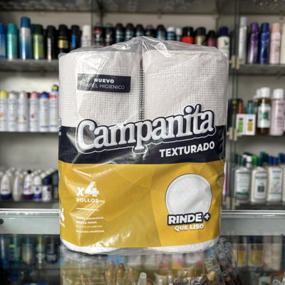 Papel Hig. Campanita texturado 4x30m