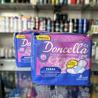 Toallas incontinencia leve Doncella x8u