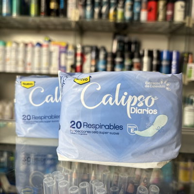 Protectores diarios respirables Calipso x20u
