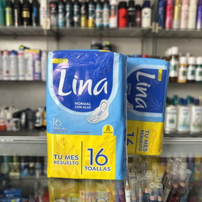 Toallas normal con ala Lina x16u