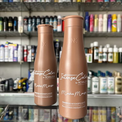 Shampoo intensificador tono chocolate claro Novalook x375ml