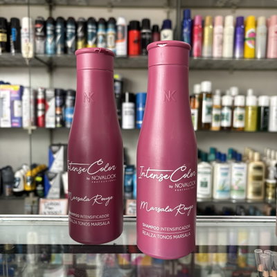 Shampoo intensificador tonos marsala Novalook x375ml