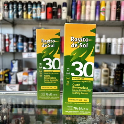 Crema bronceadora FPS30 Rayito de Sol