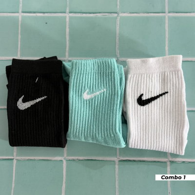 Combo x3 pares de medias adulto