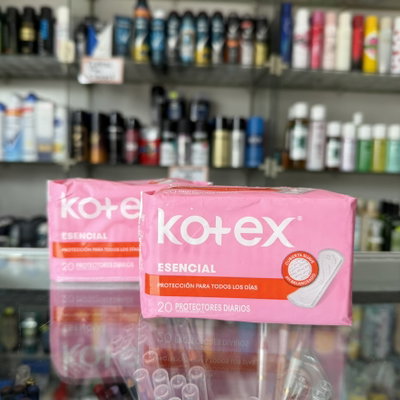 Protectores diarios esencial Kotex x20u