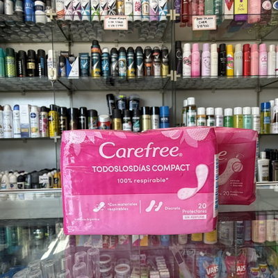 Protectores diarios Carefree x20u
