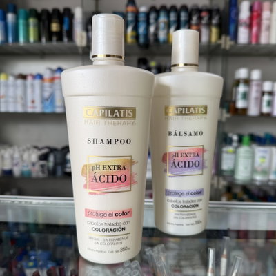 Shampoo/bálsamo Extra Ácido Capilatis x420ml