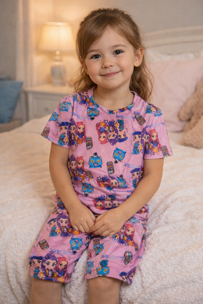 Pijama Kids Kpop Rosa