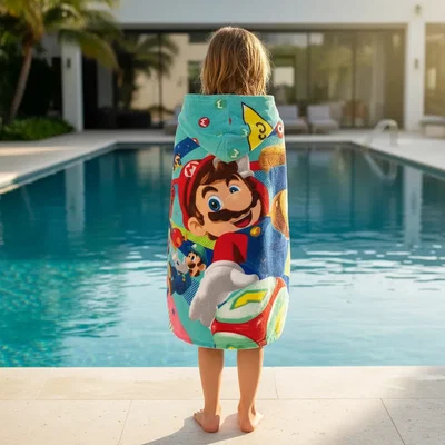 Ponchito toalla Mario Bros 