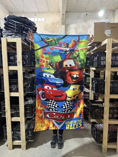Toallón Playero Cars