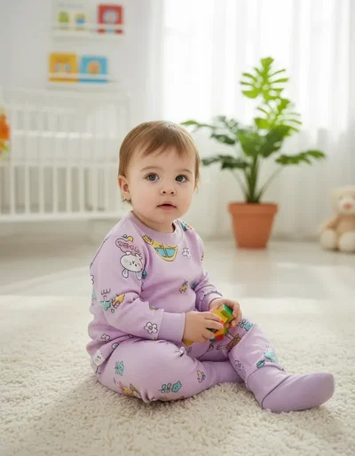 Pijama importado frisado MUÑECAS | Línea bebé